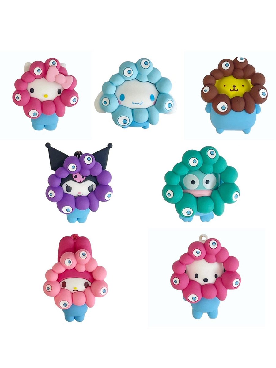 サンリオ ミャクミャクなりきり立体マスコットカラーキーホルダー