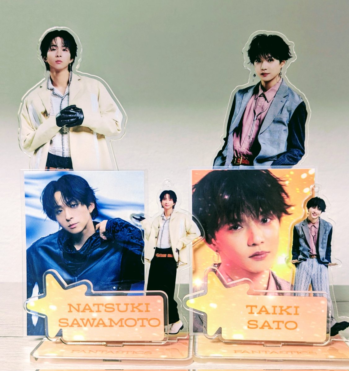 なかなかアクスタ良き🫶 #佐藤大樹 #澤本夏輝 #FANTASTICS