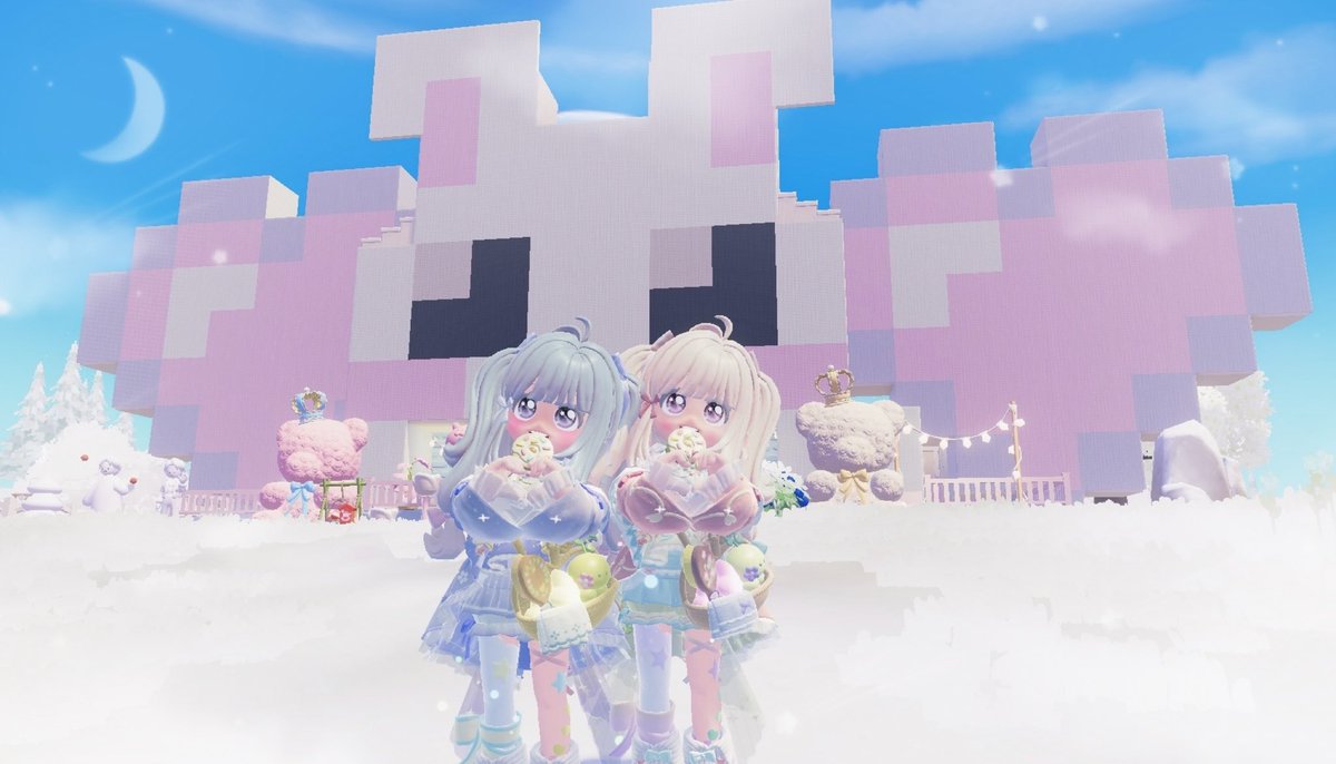 ぴちゃのお家うさぎちゃんになってて 天才めろ可愛すぎた૮(ྀི