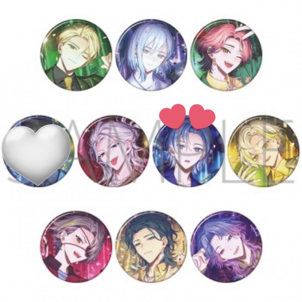 交換】18TRIP エイトリ Best Wishes Snapキャラバッジ 缶バッジ 譲