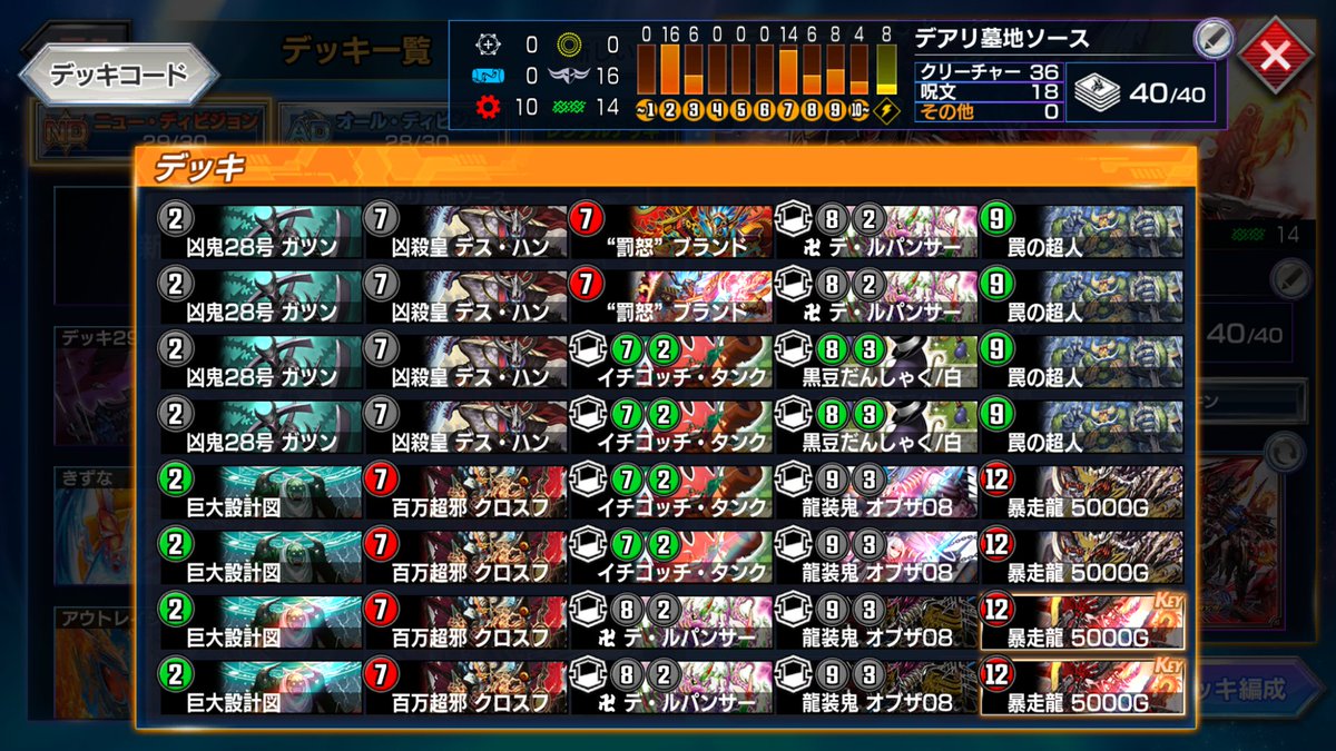 デアリ墓地ソースでNDマスター達成！ シクGT久しぶりに使えて嬉しい