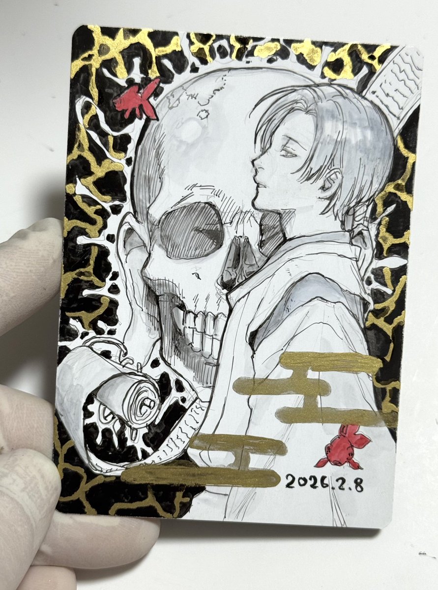 アーティストプルーフ 久しぶりに描きました。 『汚れた契約』 スト