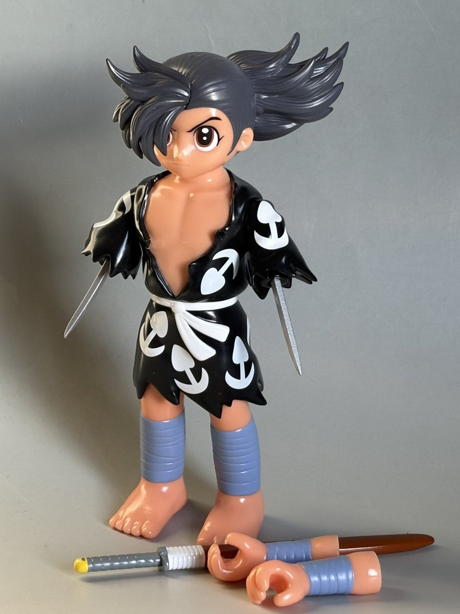 ワンフェスで買ったソフビ人形② 百鬼丸「どろろ」より メーカー名