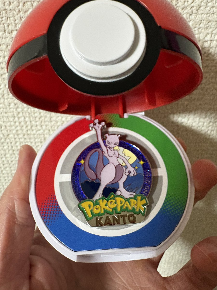 ポケパークカントーのピンバッジ、ミュウツー出てやばすぎる