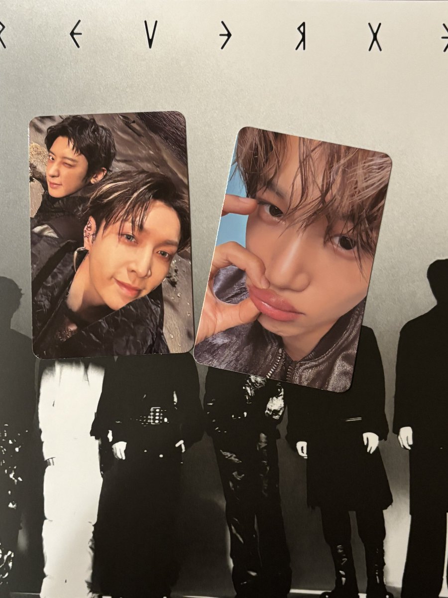 EXO REVERXE トレカ 交換 譲 : スホ、チャニョル、カイ、画像の