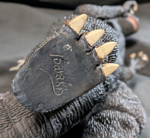 ゴジラ1984□高27/奥38.5（cm） メーカー不詳（Ibaraki 表記有） ポリ