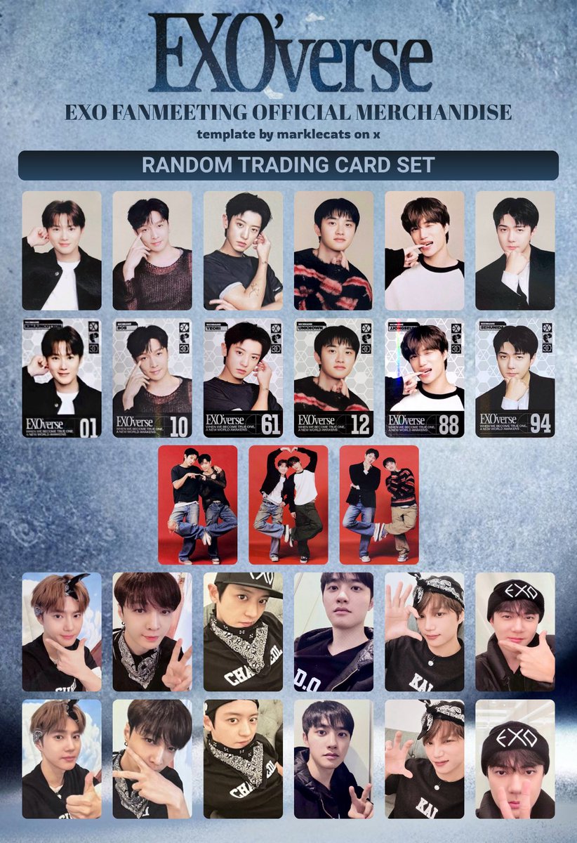 RT @marklecats: 2025 exo fanmeeting “EXO'verse” official md