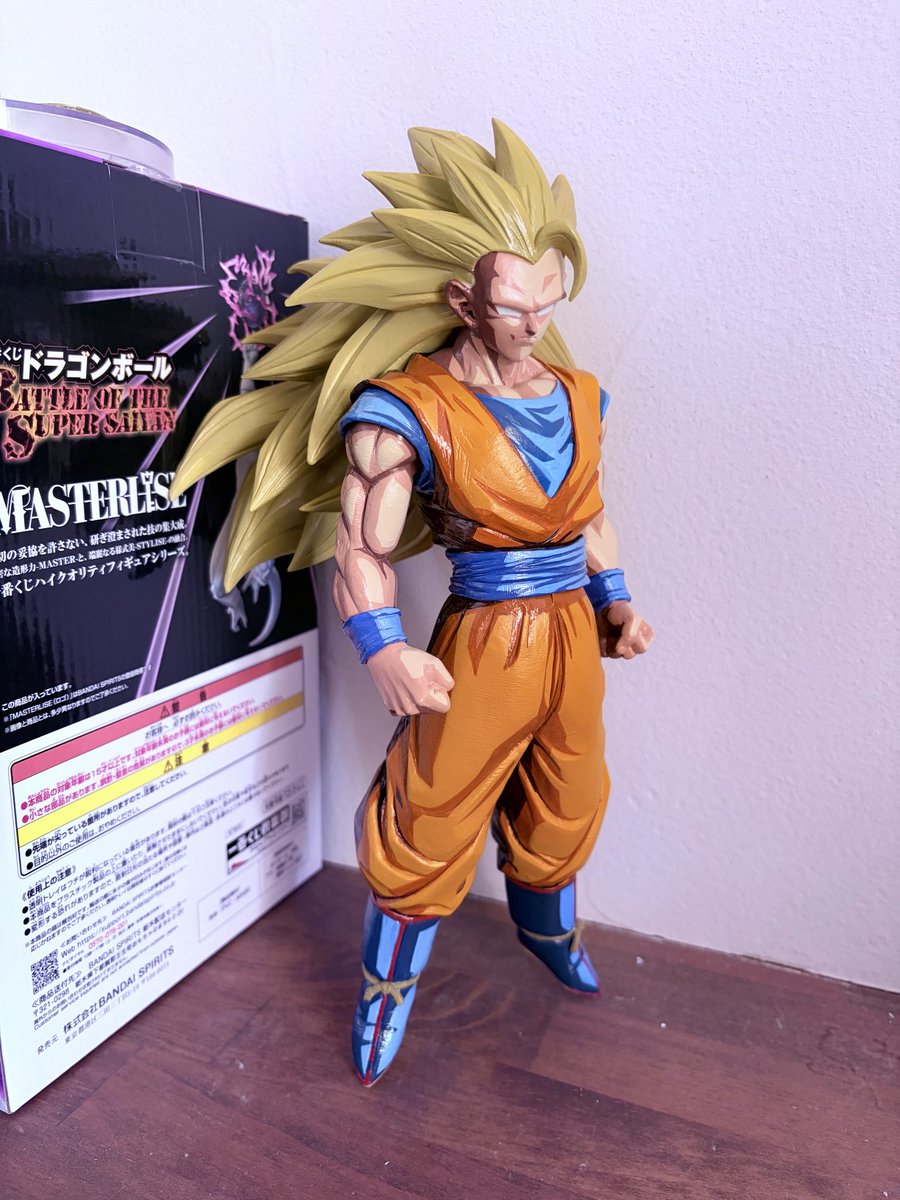 超サイヤ人3悟空。リペイント！70%くらいきたかな😊