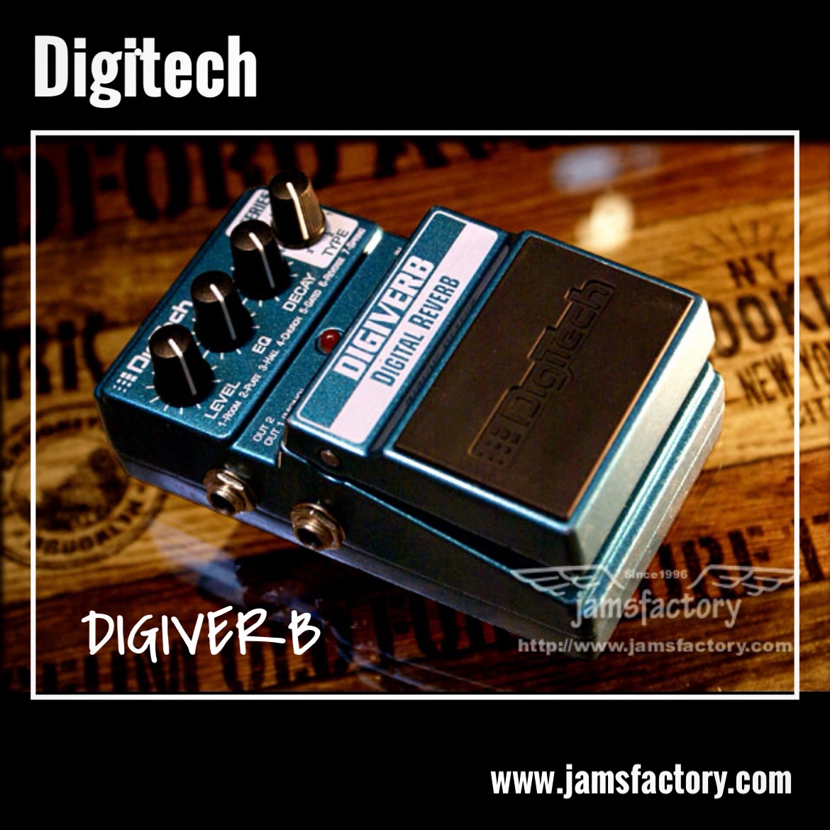 🎸USED NEW LINE UP✨ ✳Digitech DIGIVERB リバーブなのにノブが