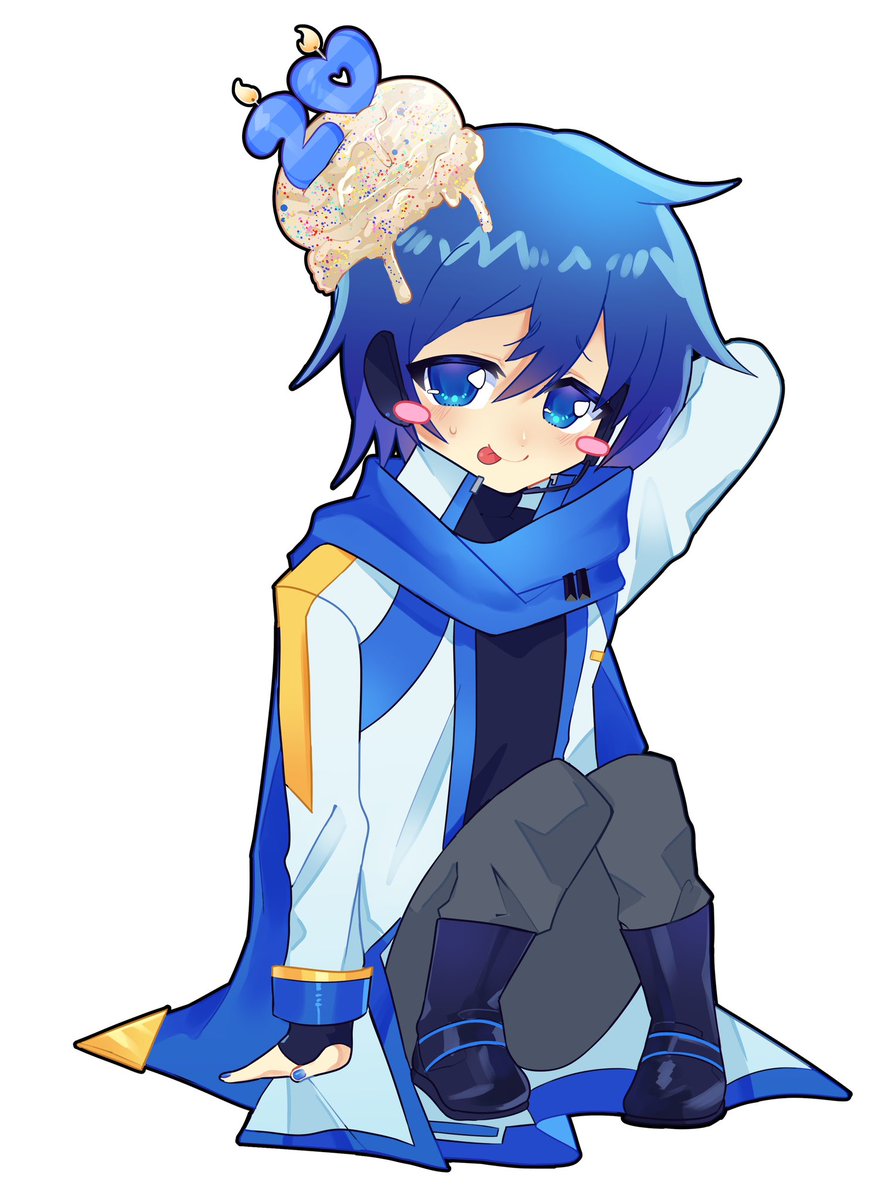 RT @Zusiku_ku: KAITO! That is not how you eat ice cream! #KAITOお