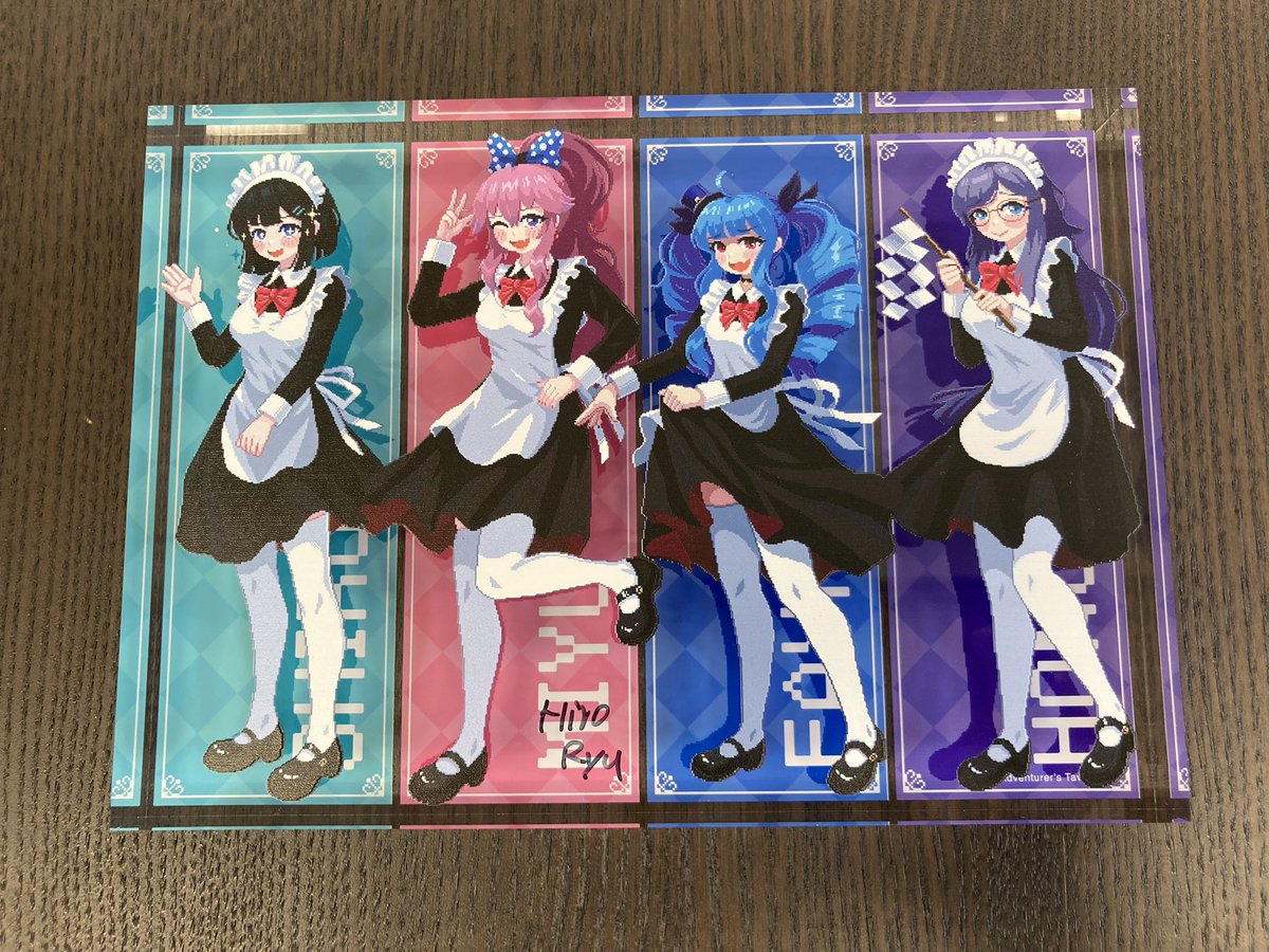 グッズ紹介】 激レア賞は《直筆サイン入りアクリルブロック》 厚さ20mm