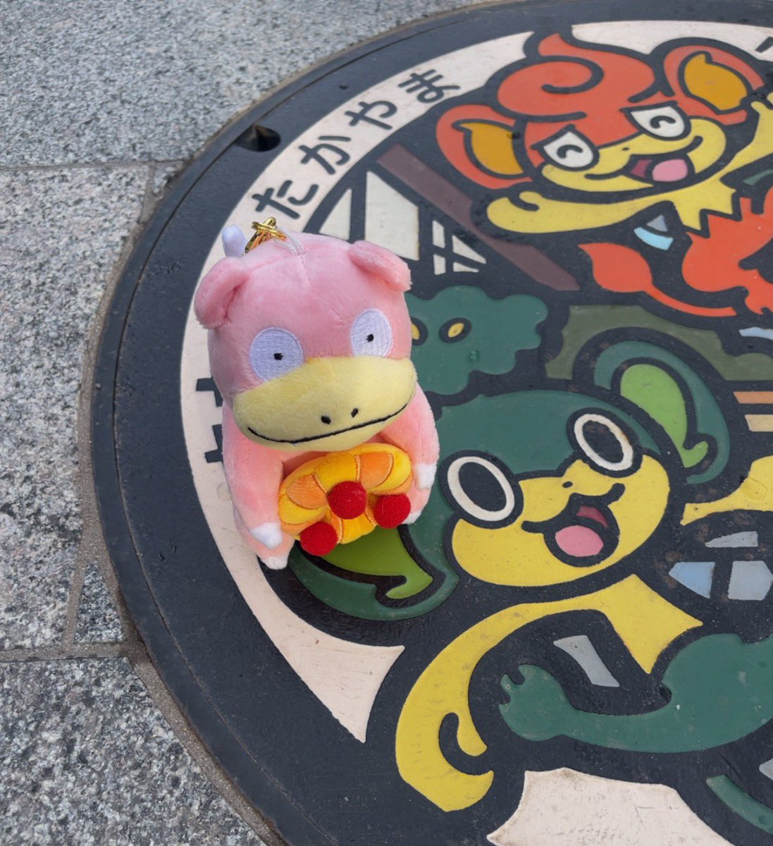 こんばんは♪ 高山市に来ております🎶 𐋋 פ⚆͡꤮̤⚆פ❤️ #ヤドン