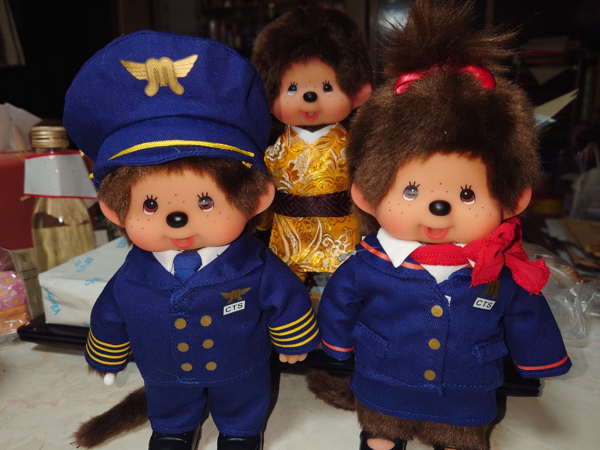 新千歳空港限定のモンチッチ、お迎えしてきました！😆 うちから空港