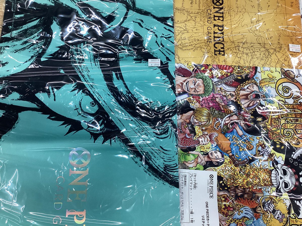 サプライ 入荷情報🦖 #ワンピカード などのプレイマット、スリーブが