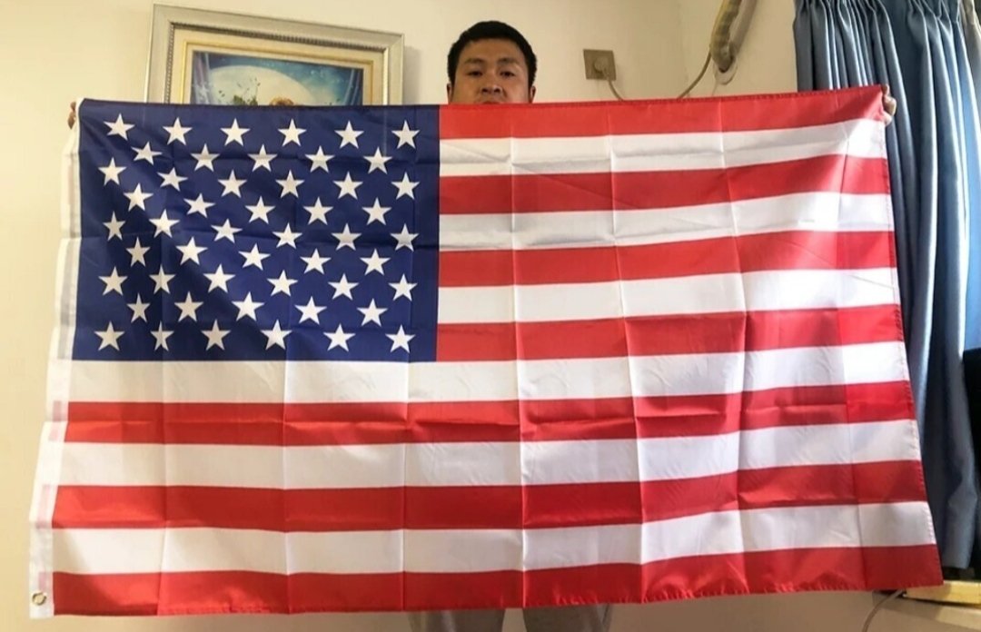 アメリカ　星条旗　200年記念