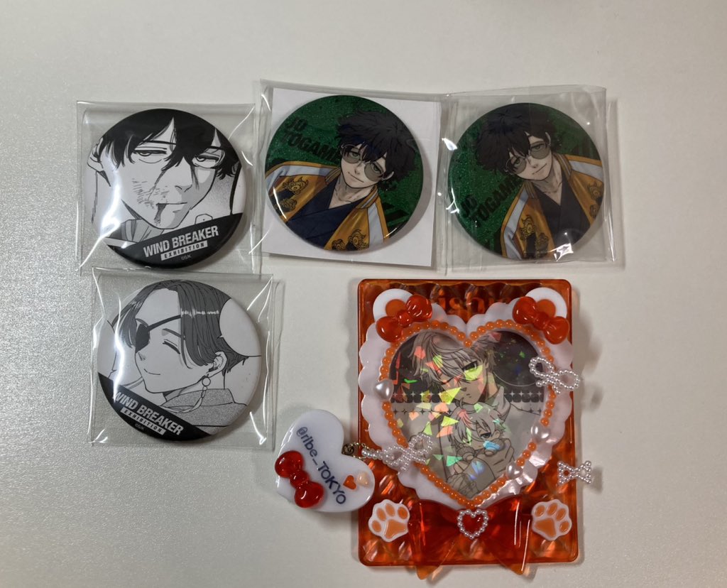 交換、譲渡】 WIND BREAKER展 ウィンブレ展 ランダム原作コマ缶バッジ