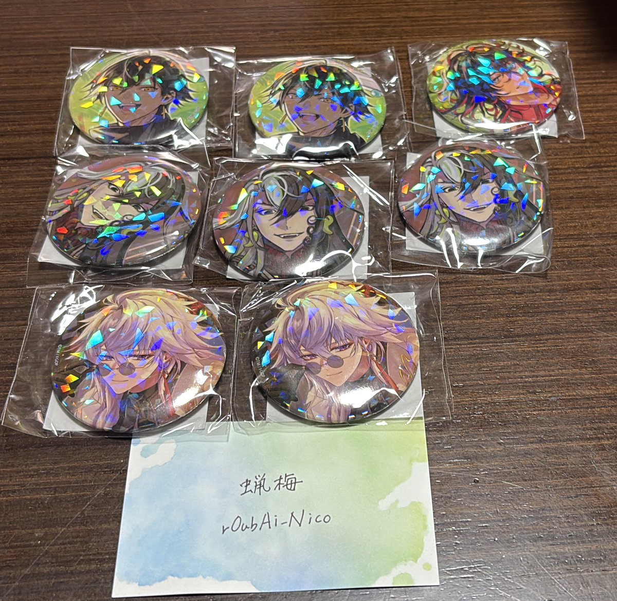 交換 譲渡】 FGO ホテルカルデア 缶バッジ ホログラム 譲） オジマン