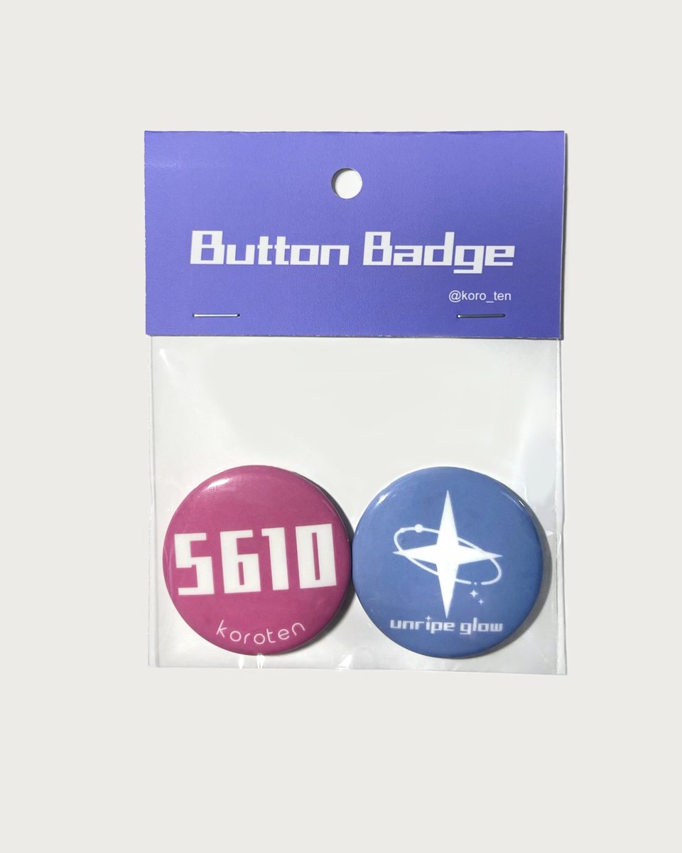 ⋆͛📢⋆グッズ紹介 ✧缶バッジセット✧ ocころてんちゃんとお揃い