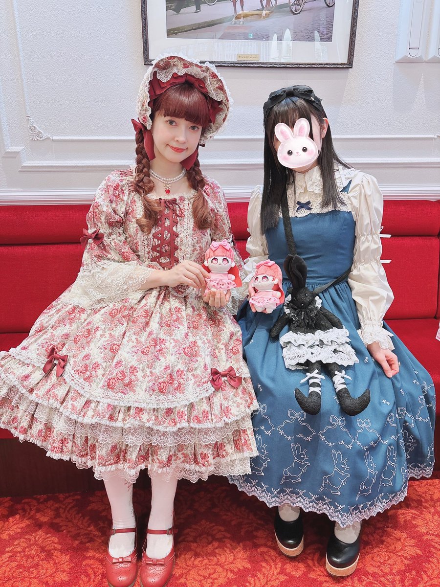 遊びに来てくれてありがとう♥️ うさぎちゃん多色してるのを見て私も