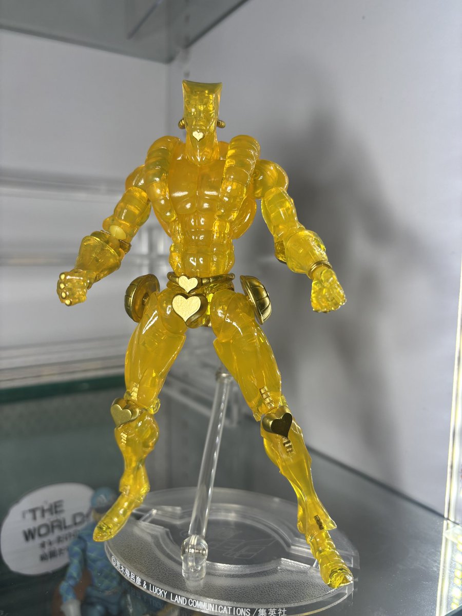 ジョジョ #超像可動 超像可動ザ・ワールドver.CLEAR&GOLD開封ッ