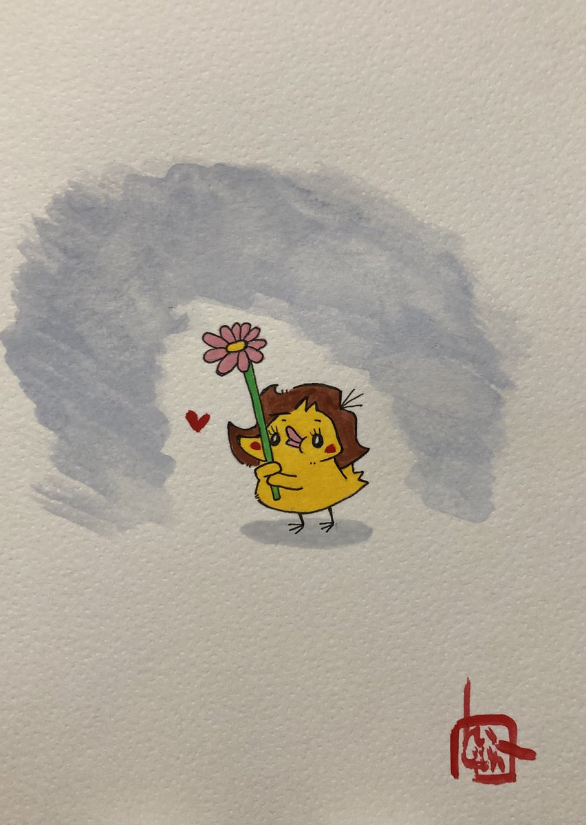 久しぶりにガツンと本気で描いてみたら、、、、小さく描きすぎて、色