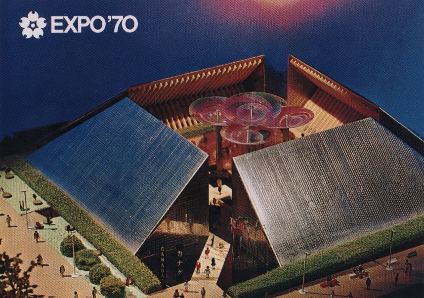 Visionary architecture posters created for Expo '70 in Osaka, Japan.