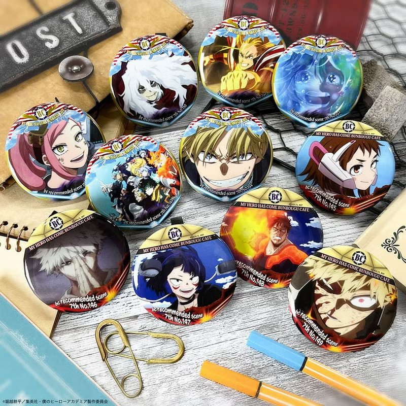 heroaca_a #ヒロアカ 【🎖Excellent scene 缶バッジ🎖】 文房具カフェ