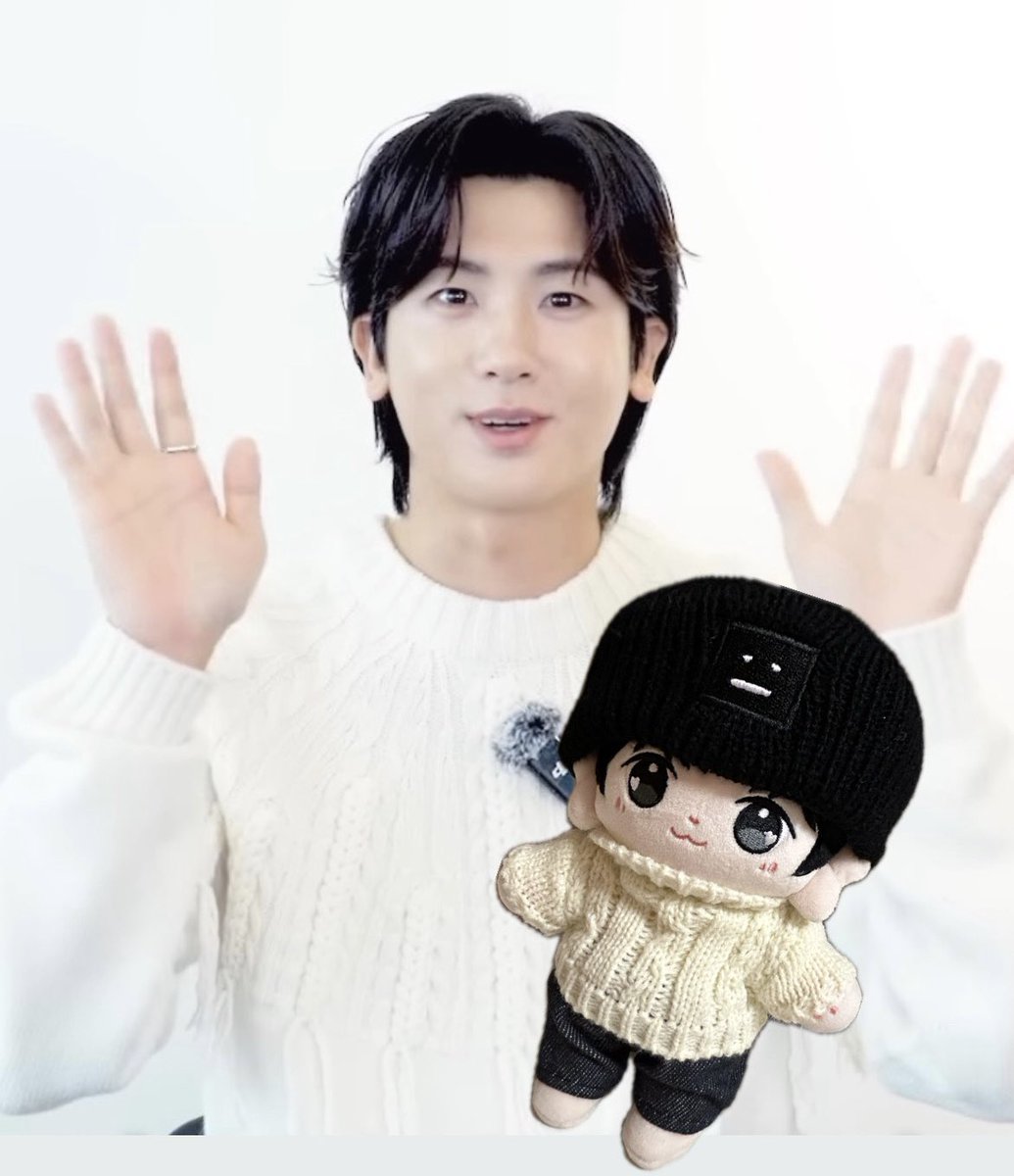 シクぬいちゃんにも白いセーター着せてみました🤍 手作りではないけど