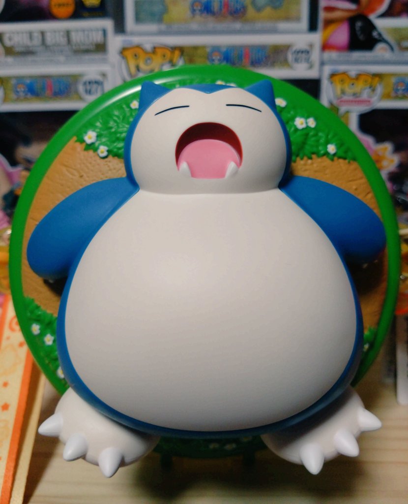 ポケパークカントーのお土産☺️カビゴンのポップコーンケース