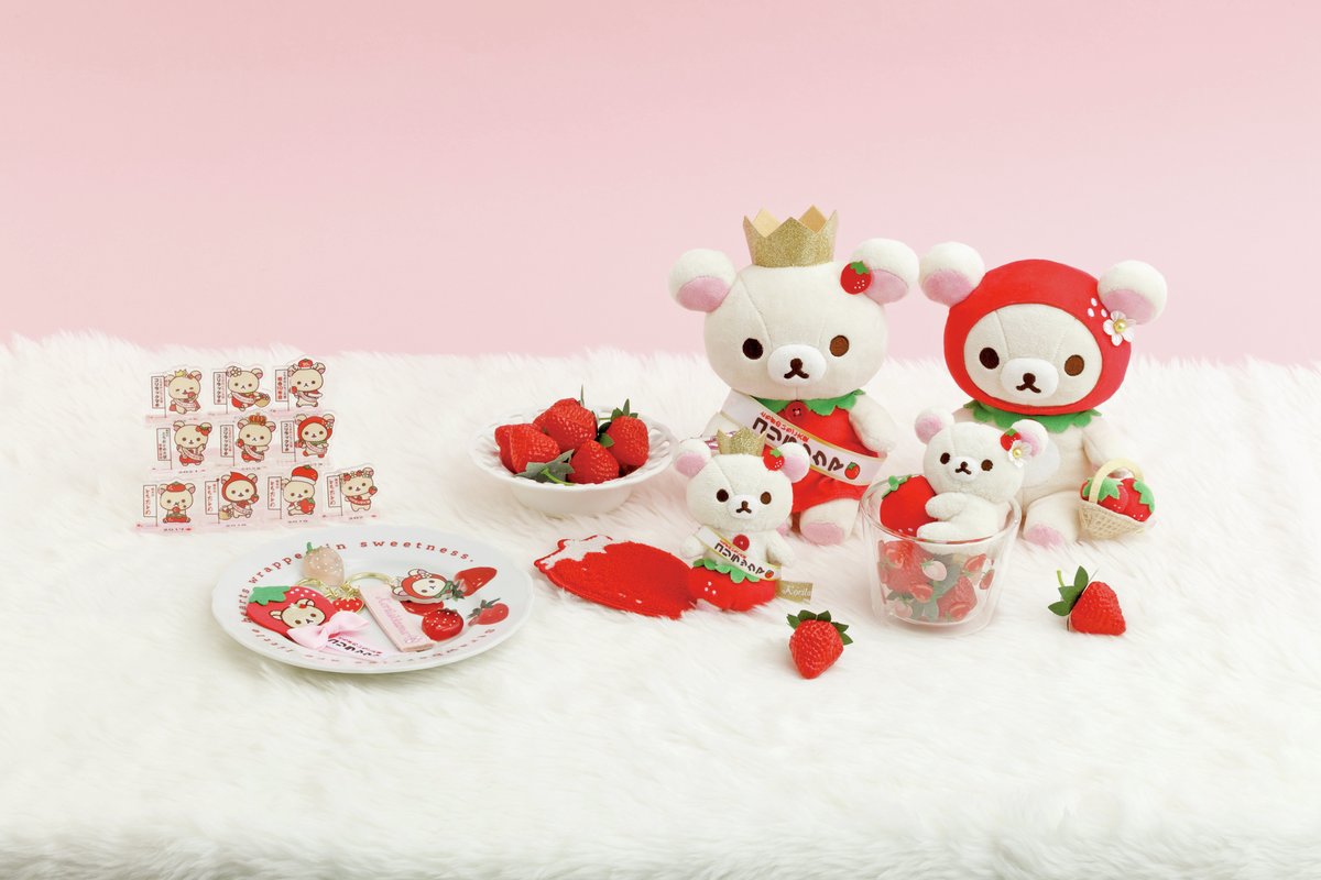 🍓NEW🍓 コリラックマの「とちぎのいちご大使」就任10周年をお祝いする