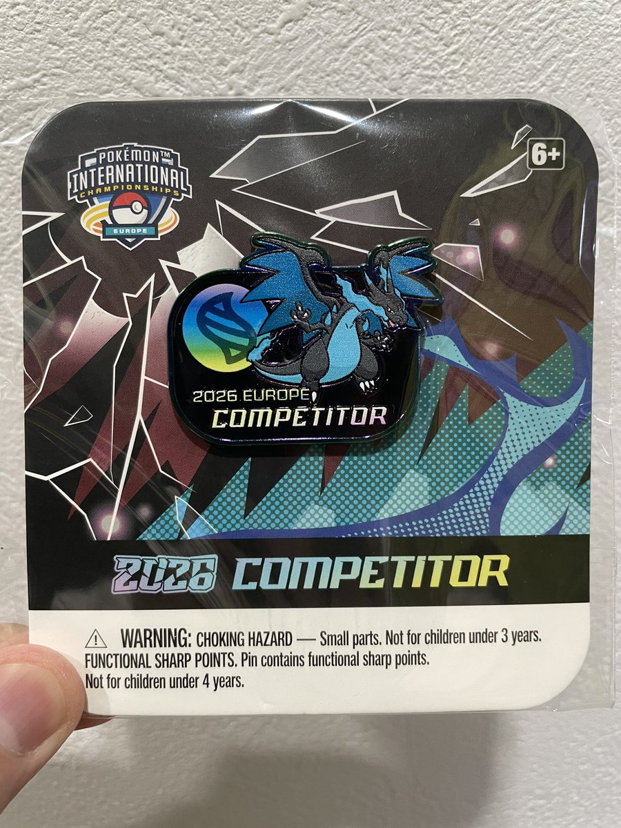 ポケモンEUIC COMPETITORピンズゲット！ これでメガシンカした御三家は