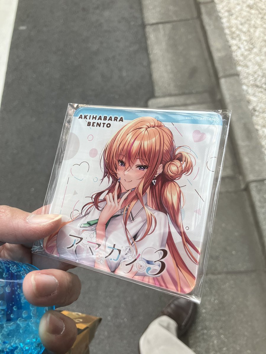 折角御徒町まで来たんでAKIHABARA BENTOさんでアマカノ3コラボドリンク