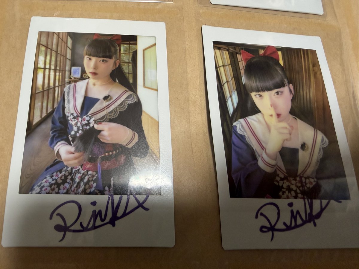 もなちゃん（サイン入り）、美雨ちゃん 被ってしまった為お譲り、交換