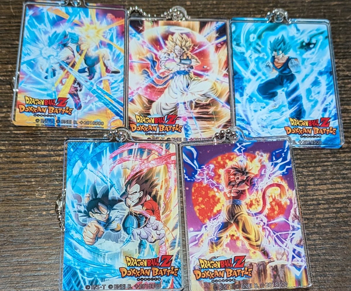 ドラゴンボールZ ドッカンバトル アクリルチャーム2 こちら5回回してき