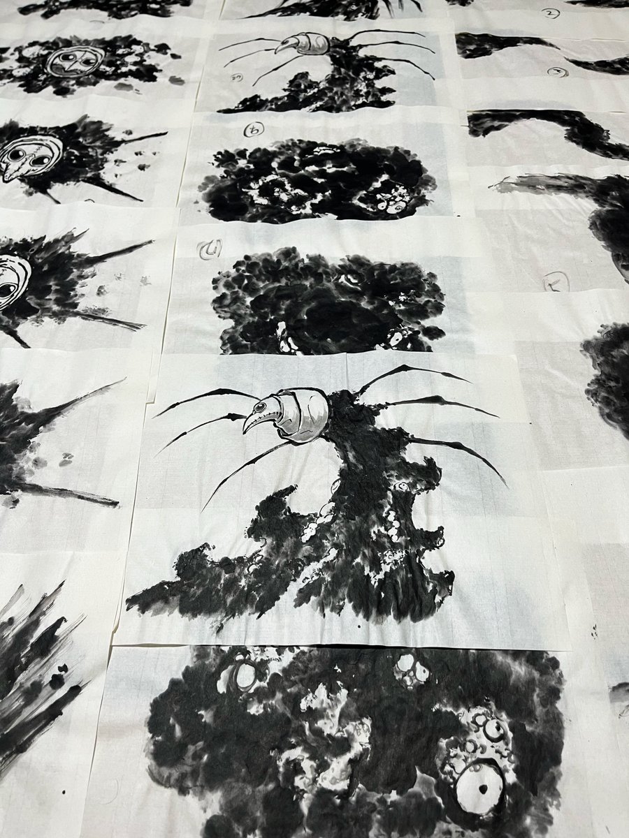 炎炎ノ消防隊 参ノ章 第2クール』 ED水墨原画 ジョヴァンニ #FireForce