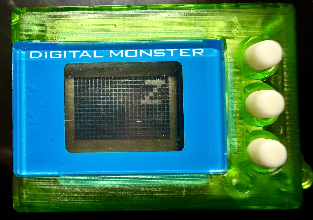 10年以上前？のデジモンミニクリアグリーン…Aボタン不調を接点洗浄で