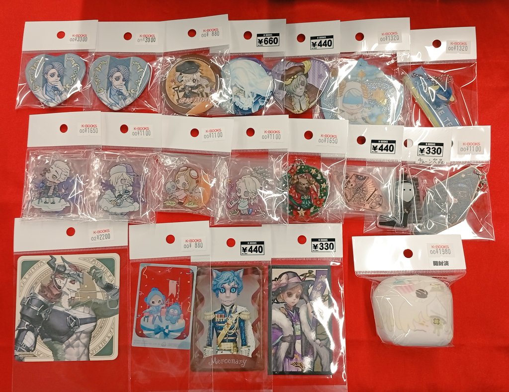 入荷情報】 第五人格 IdentityV アカデミーカフェ ハート缶バッジ 納棺