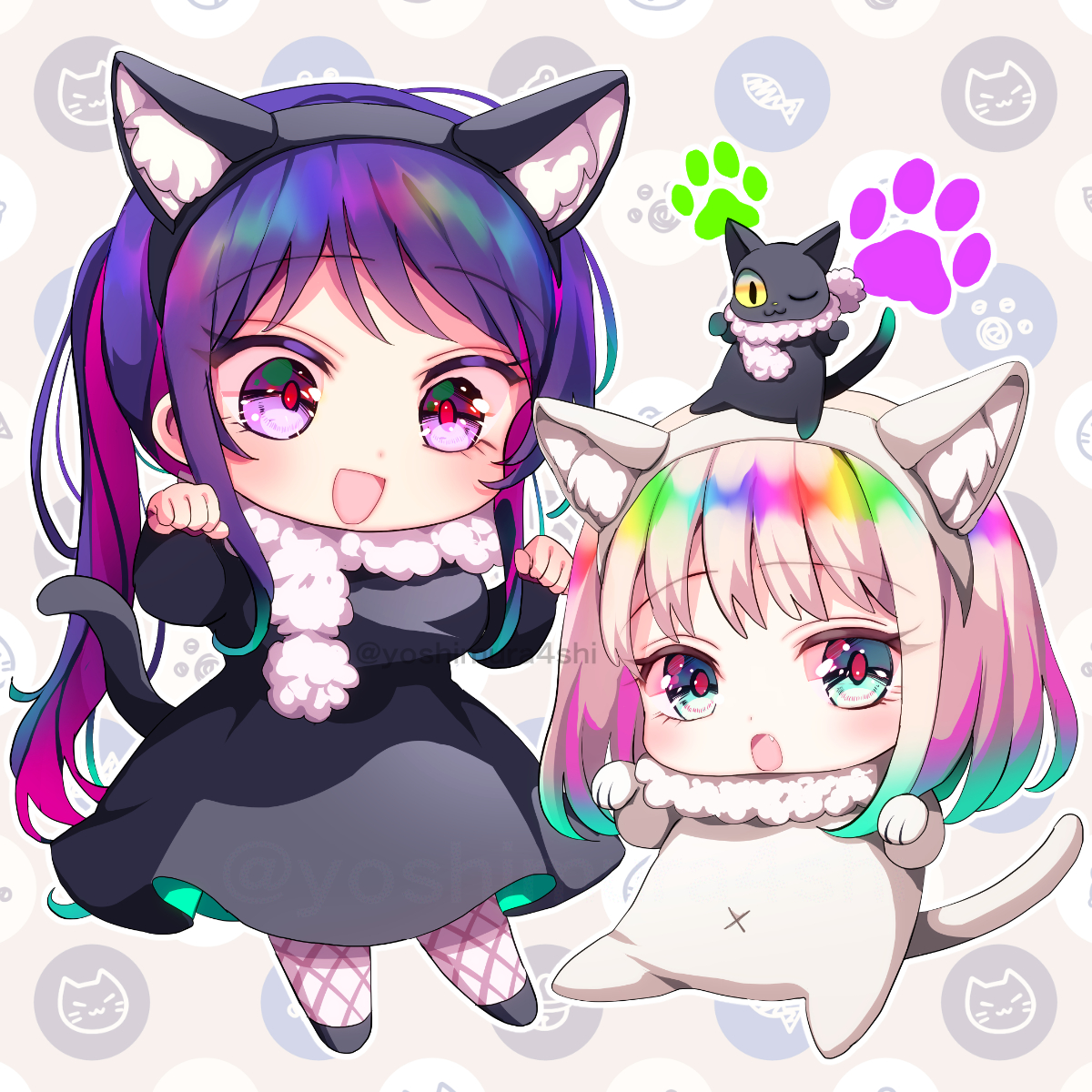 🌈こねこのルイくん🐈‍⬛ #晴れ晴れ日和