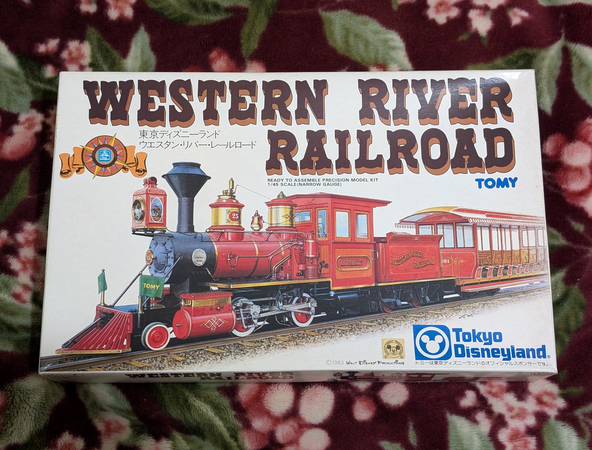 今夜の発掘品！トミー製1/45 東京ディズニーランド ウェスタンリバー