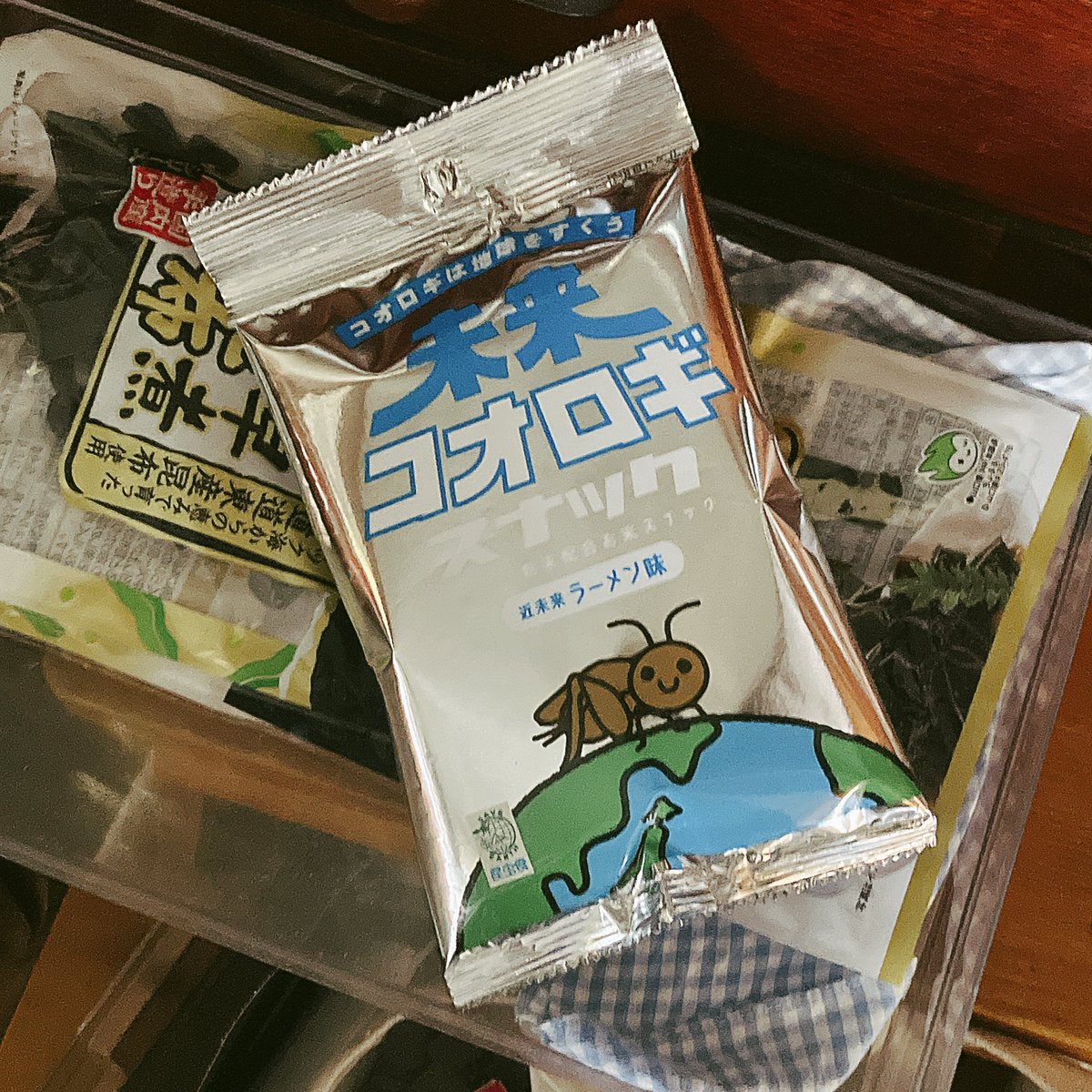 兄上が買うお菓子、毎回家族に狙われるんだけどコオロギスナックだけは
