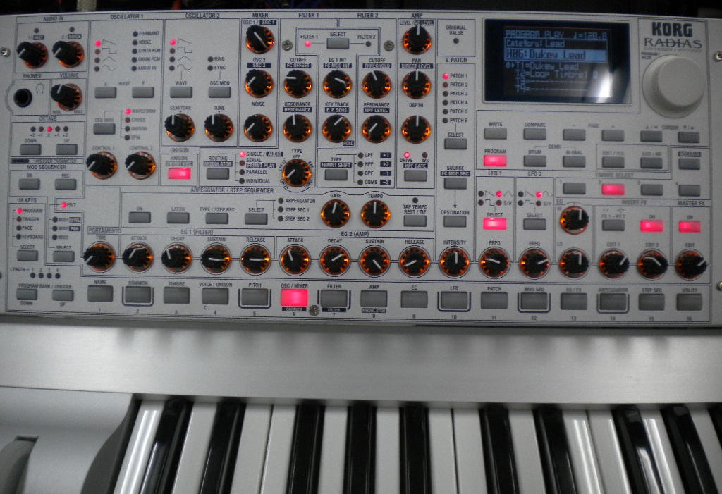 KORG RADIAS 2.0試奏記 : 風流音色まねゑもん