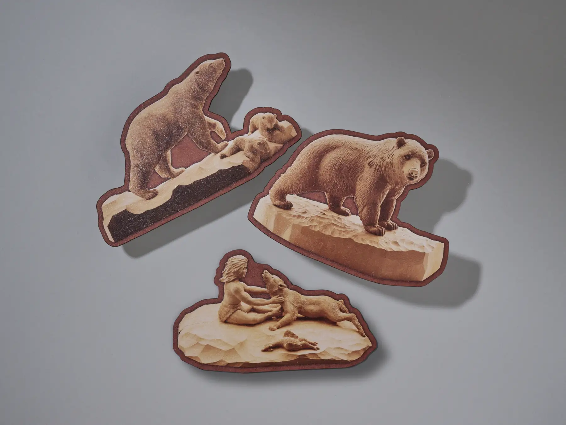 生誕90年記念 藤戸竹喜の世界」木彫作品をモチーフにした「PENON