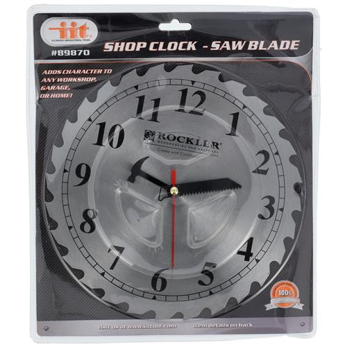 Wholesale Shop Clock - Saw Blade - GLW