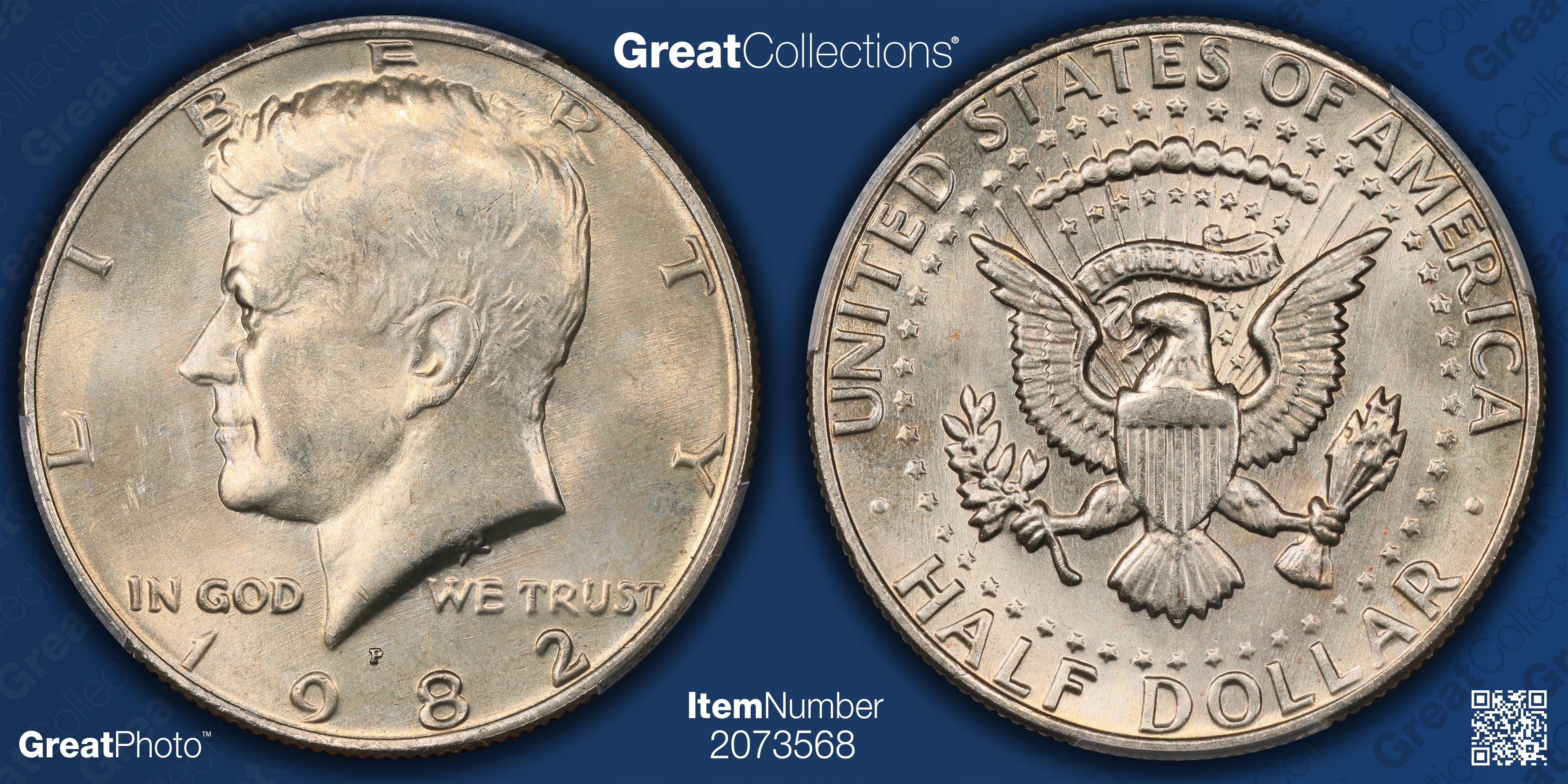 1982-P Kennedy Half Dollar No 