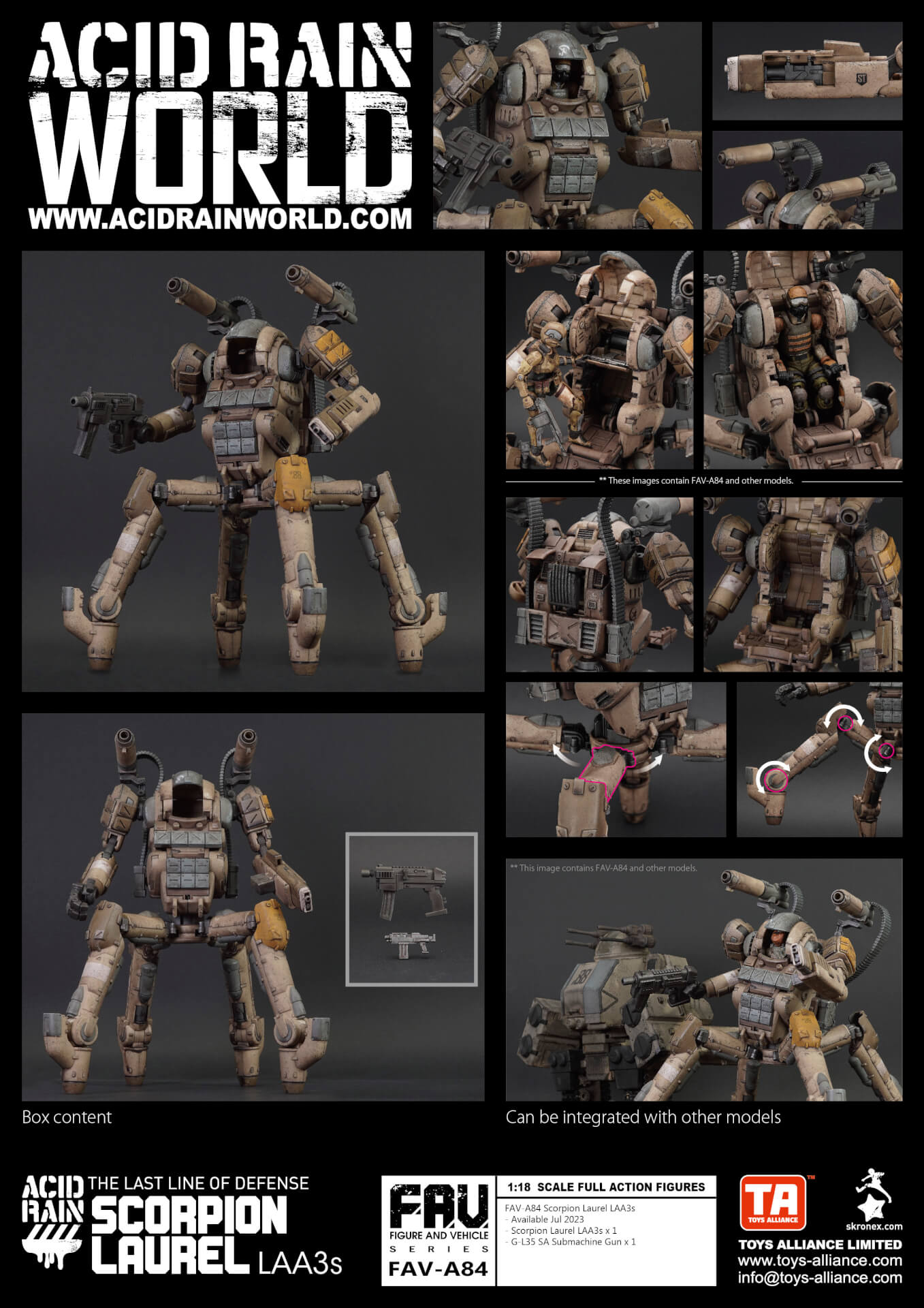 Acid Rain FAV-A84 Scorpion Laurel LAA3s - Pocket In Action Club