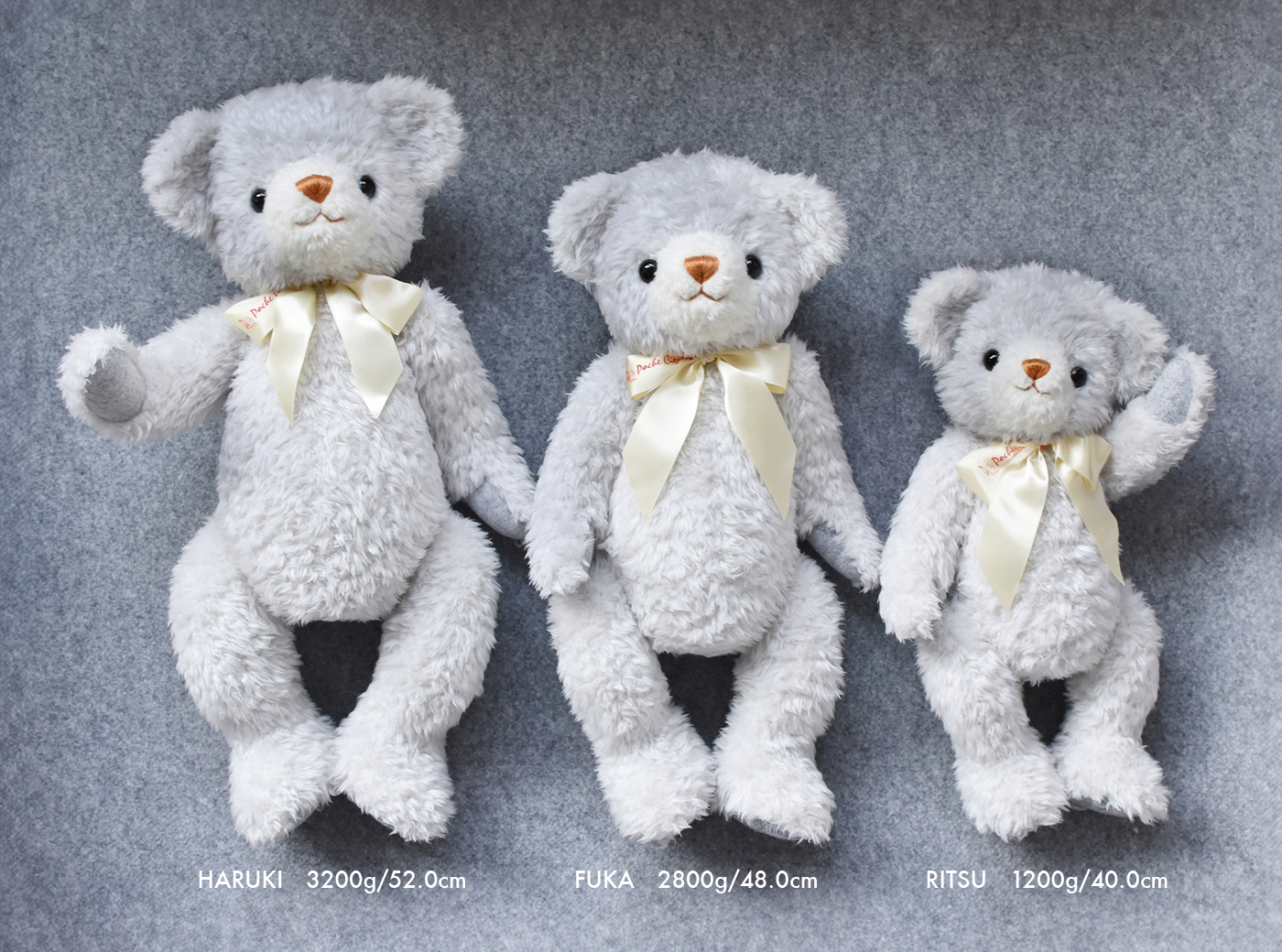 2024 秋冬 - 身長体重ベア「メモリアルベア」／ポッシュ・シゴーニュ