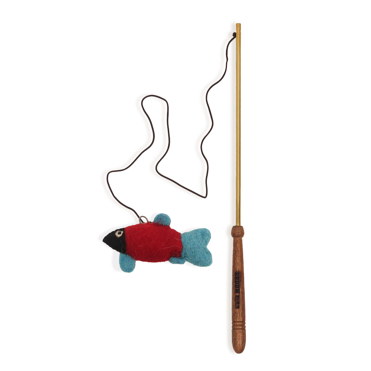 CAT TEASER / おもちゃ ねこじゃらし 釣竿セット- さかな 【972310018