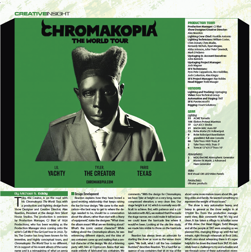 Tyler, the Creator's 'Chromakopia' Tour | PLSN