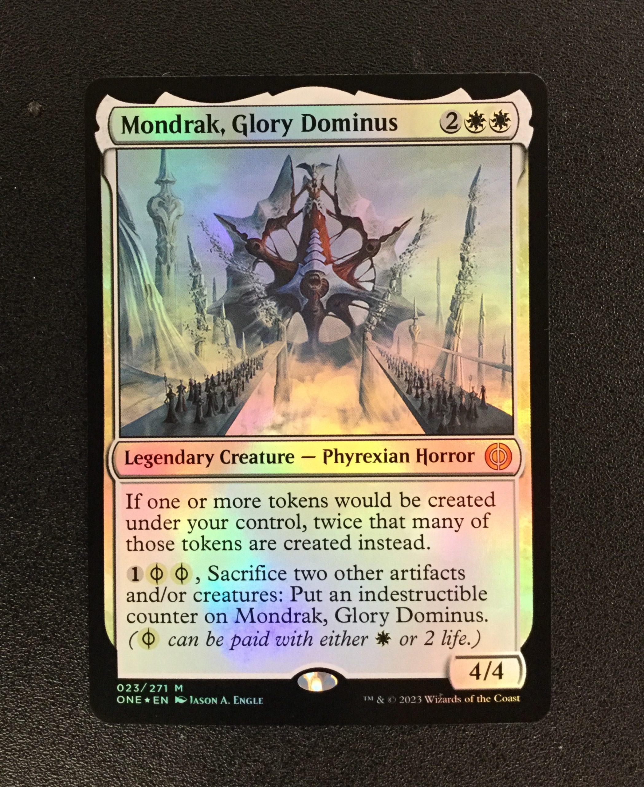 Mondrak, Glory Dominus (FOIL) - MTG Proxy Phyrexia: All Will Be