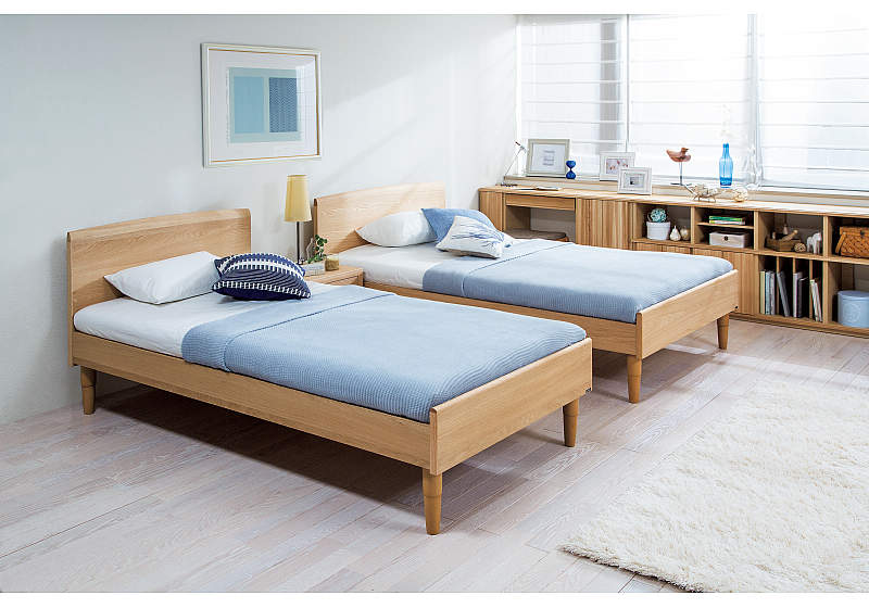 セミダブルベッドフレーム NW50M6ME-W | ベッドフレーム | 家具を探す